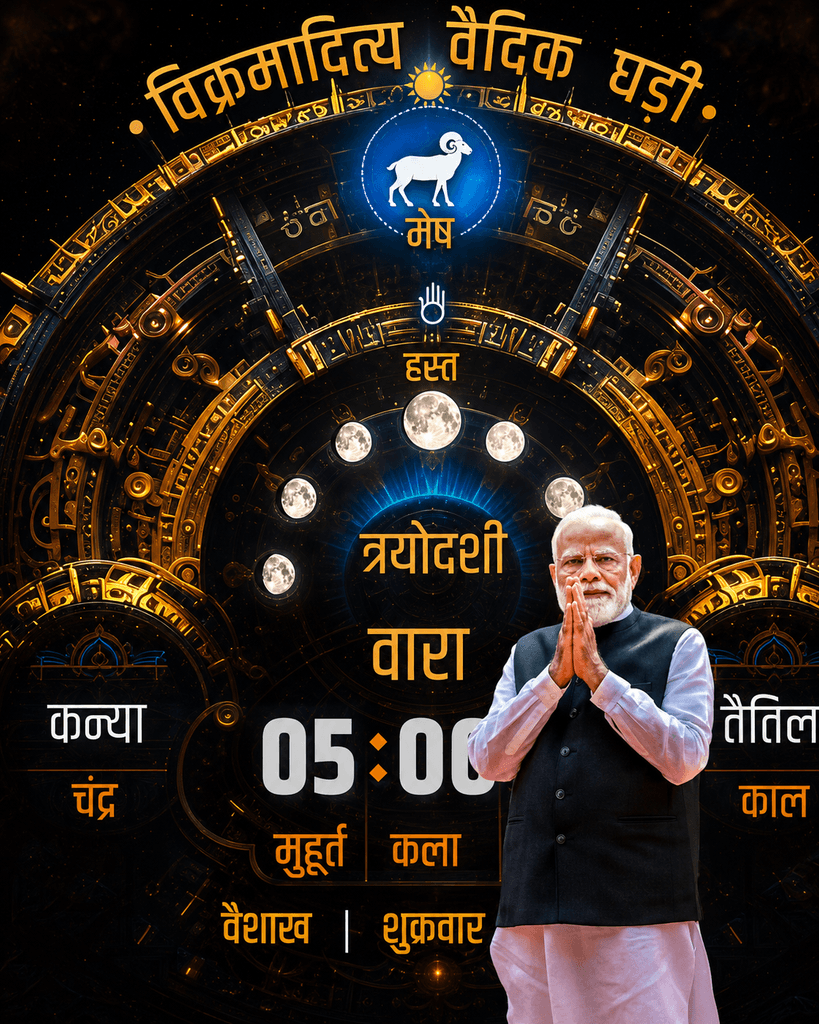 Vedic Ghadi interface with PM